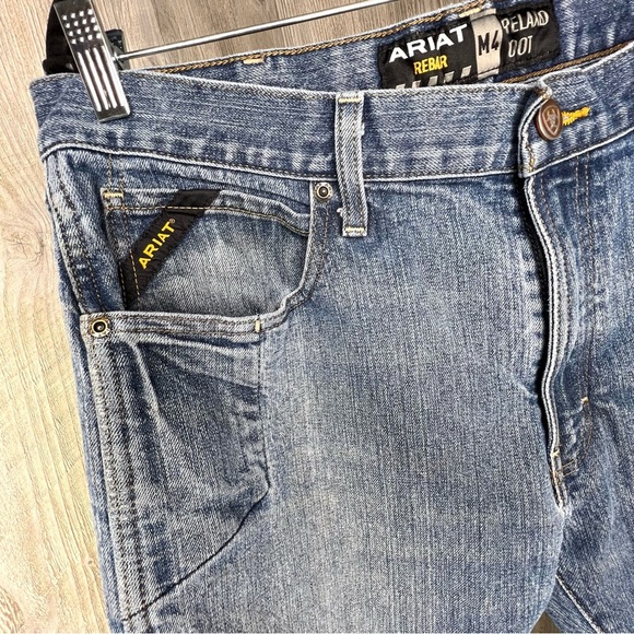Ariat Rebar M4 Relaxed Boot Cut Jeans - Picture 7 of 7